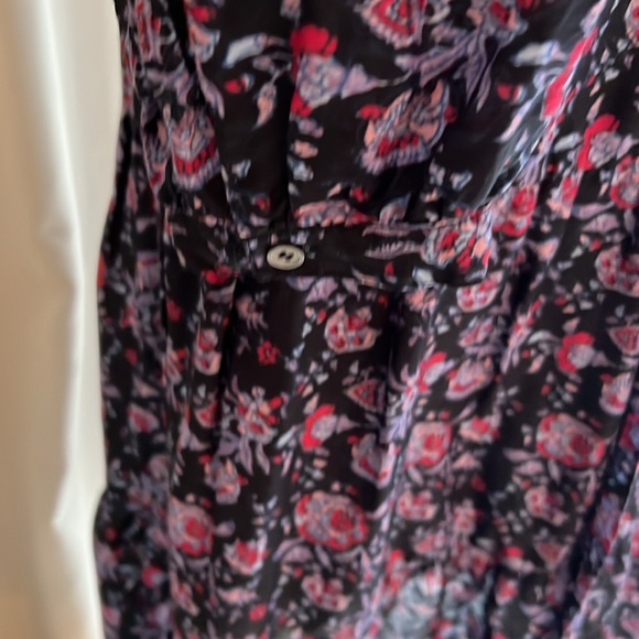 Like new Zirena Annieka silk/cotton midi dress size Small - Picture 3 of 8